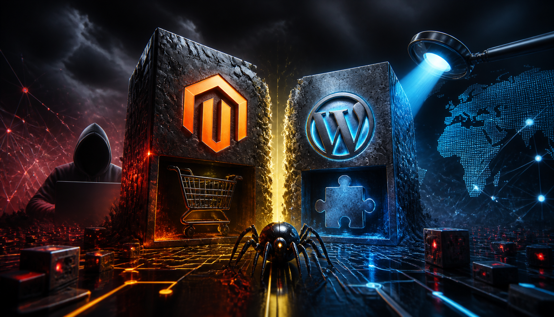 Ataki na Magento i WordPressa uderzają masowo