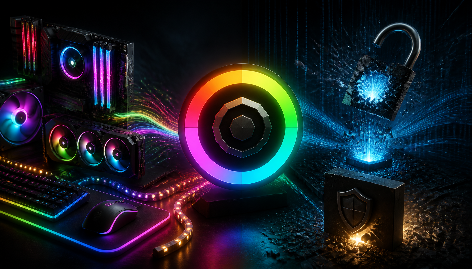 OpenRGB 1.0 i luka w Logitech Options+