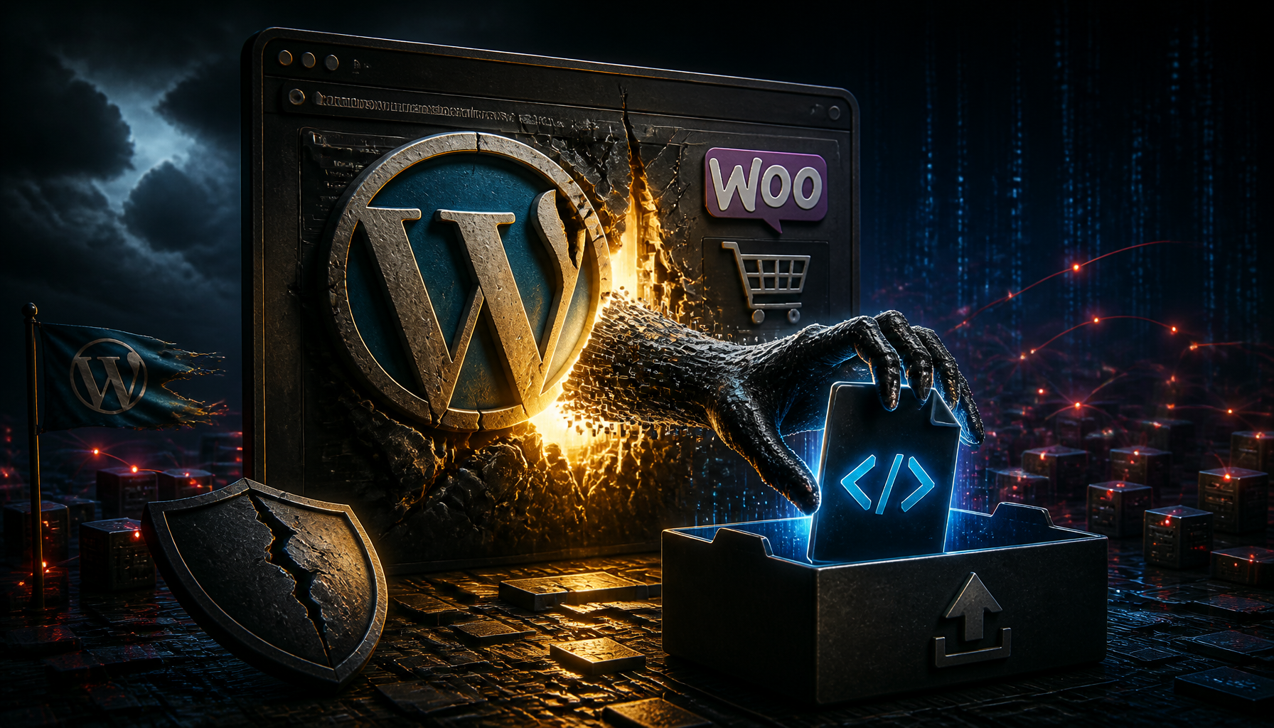 Ataki na WordPress przez lukę w WooCommerce