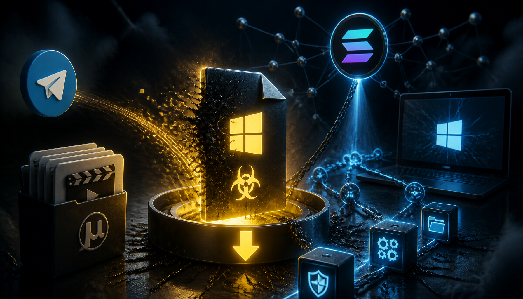 Malware z Telegrama i torrentów uderza w Windows