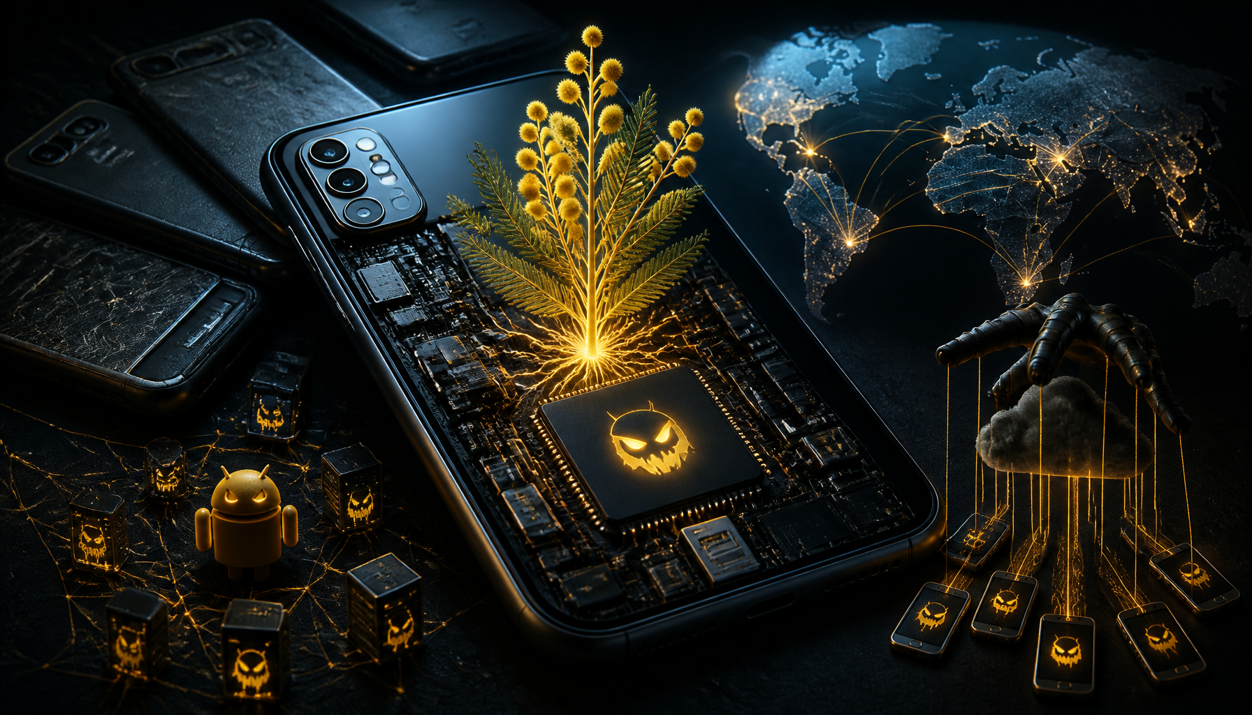 Midnight Mimosa: malware w tanich Androidach
