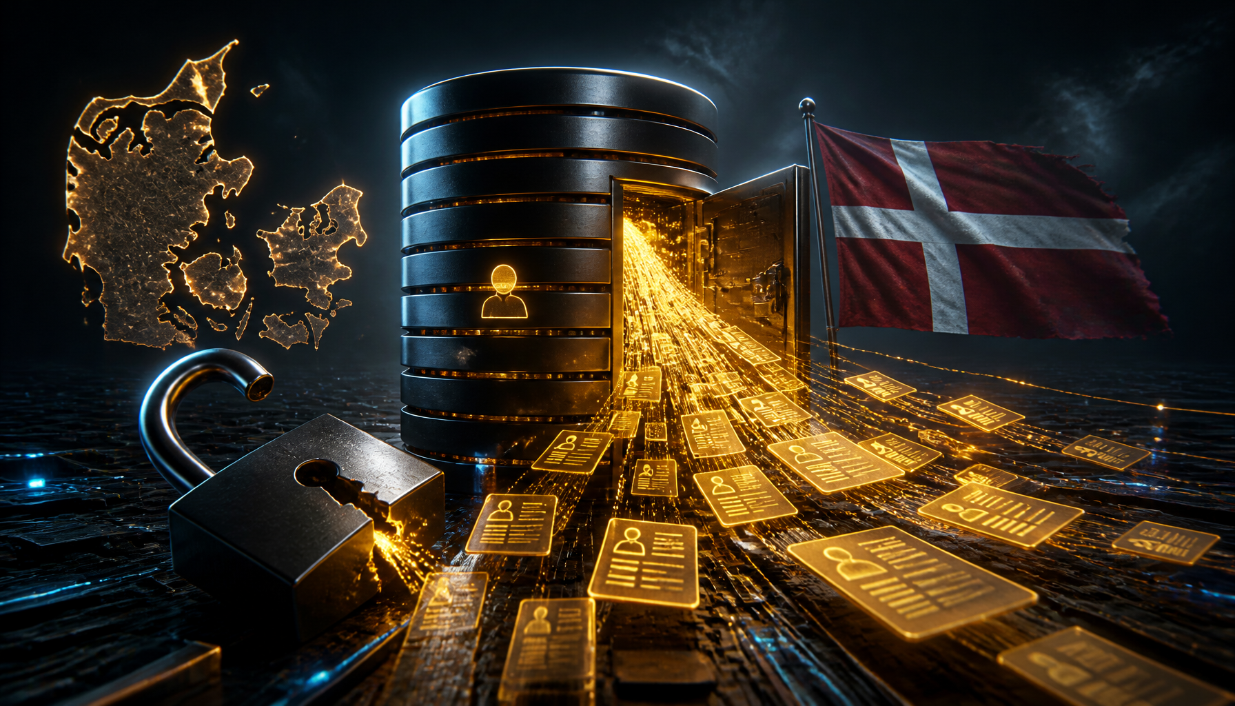 Dane Duńczyków wyciekły przez hasło 123456
